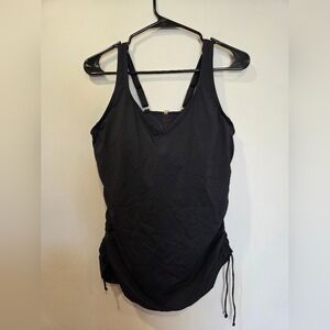 LANDS END Underwire Ruched Tankini